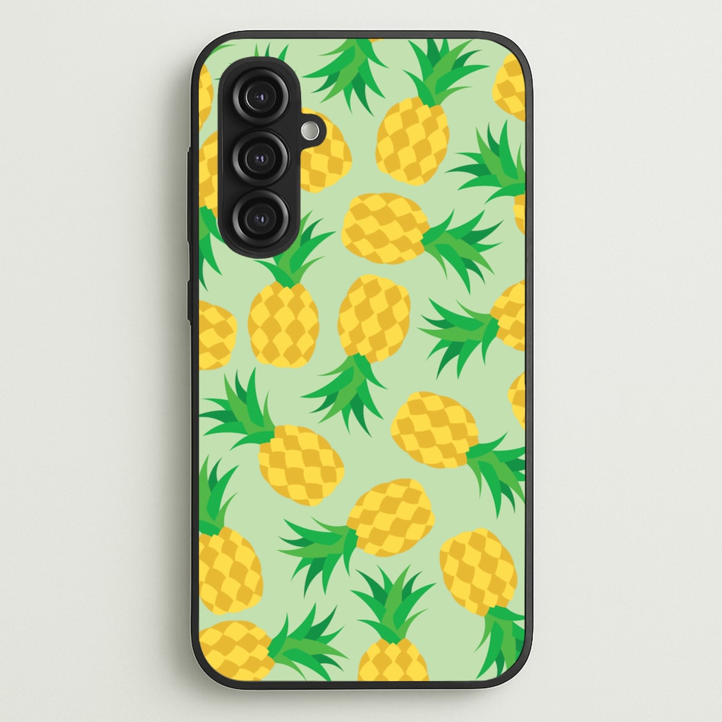 Pineapples Pattern - Fruits Phone Case for Galaxy S23FE