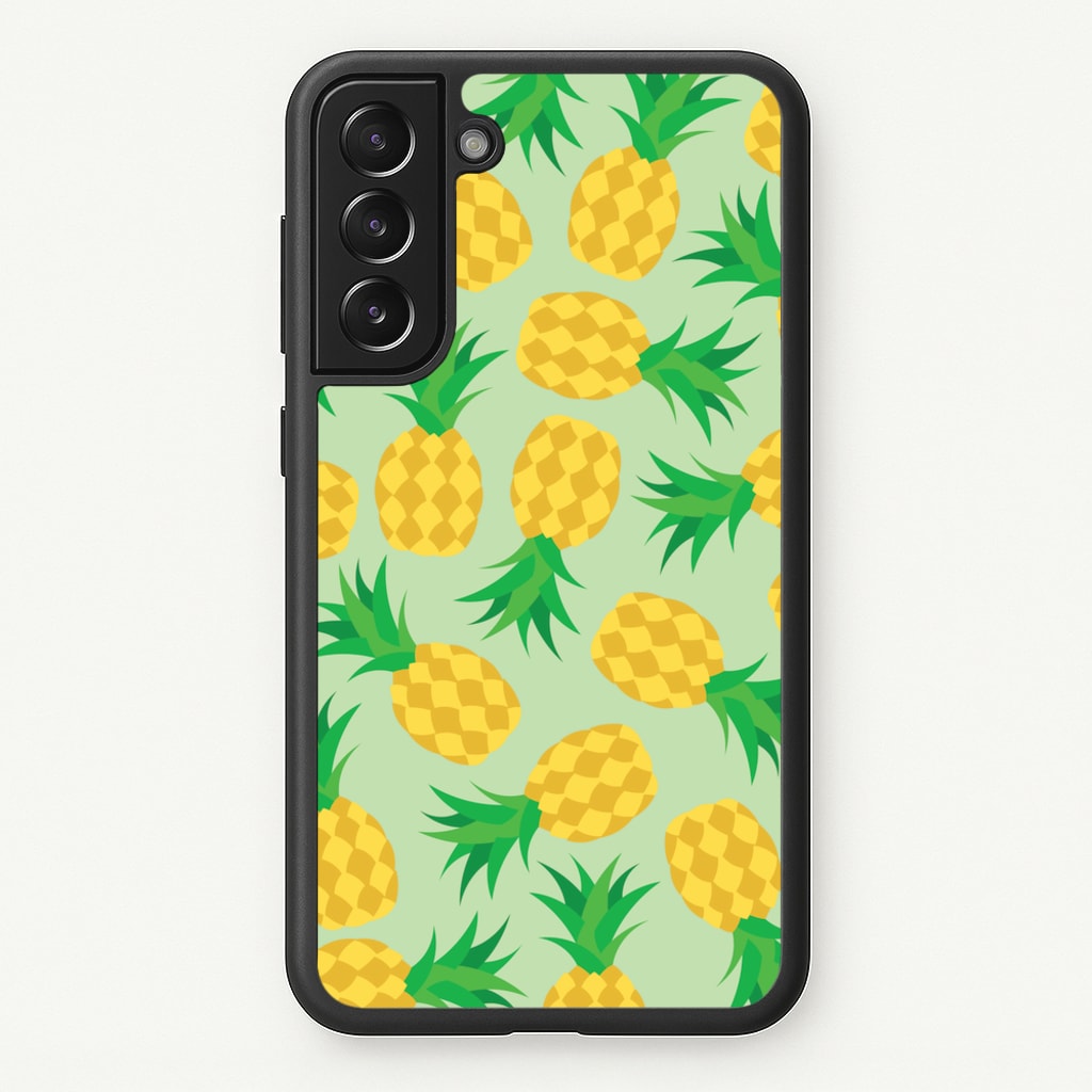 Pineapples Pattern - Fruits Phone Case for Galaxy S21FE