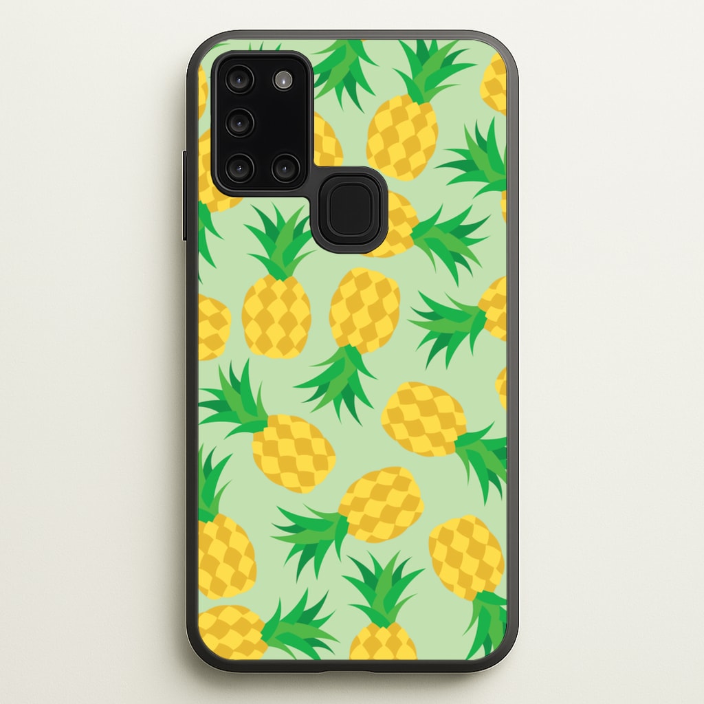 Pineapples Pattern - Fruits Phone Case for Galaxy A21s