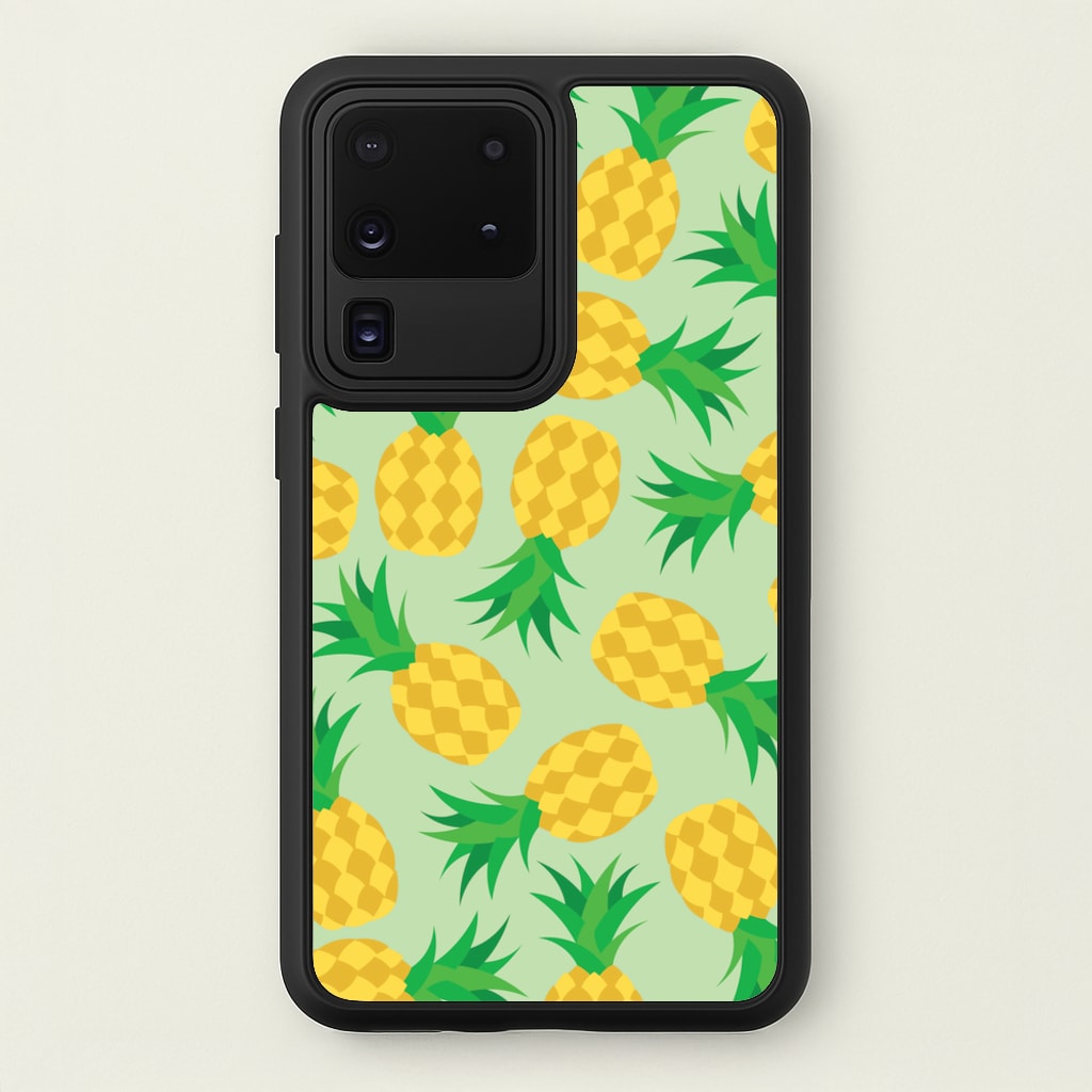 Pineapples Pattern - Fruits Phone Case for Galaxy S20 Ultra
