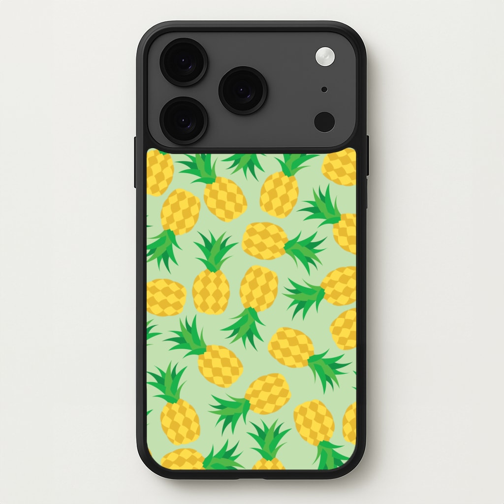 Pineapples Pattern Phone Case for iPhone 17 Pro