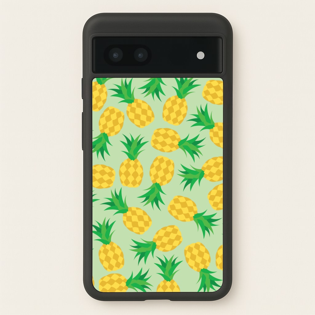 Pineapples Pattern - Fruits Phone Case for Google Pixel 6a