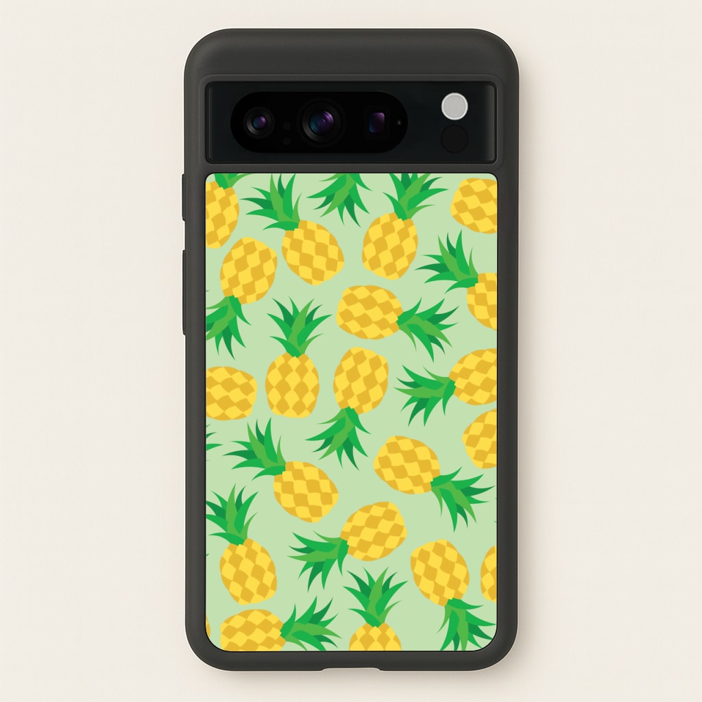 Pineapples Pattern - Fruits Phone Case for Google Pixel 8 Pro