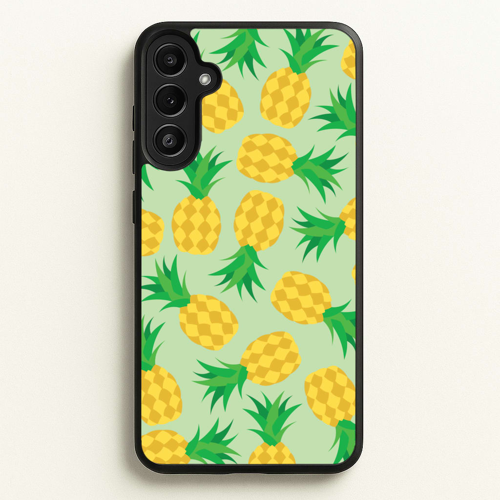 Pineapples Pattern - Fruits Phone Case for Galaxy A36