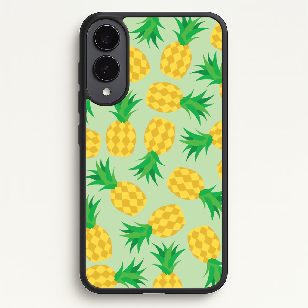 Pineapples Pattern - Fruits Phone Case for Galaxy S25 Edge