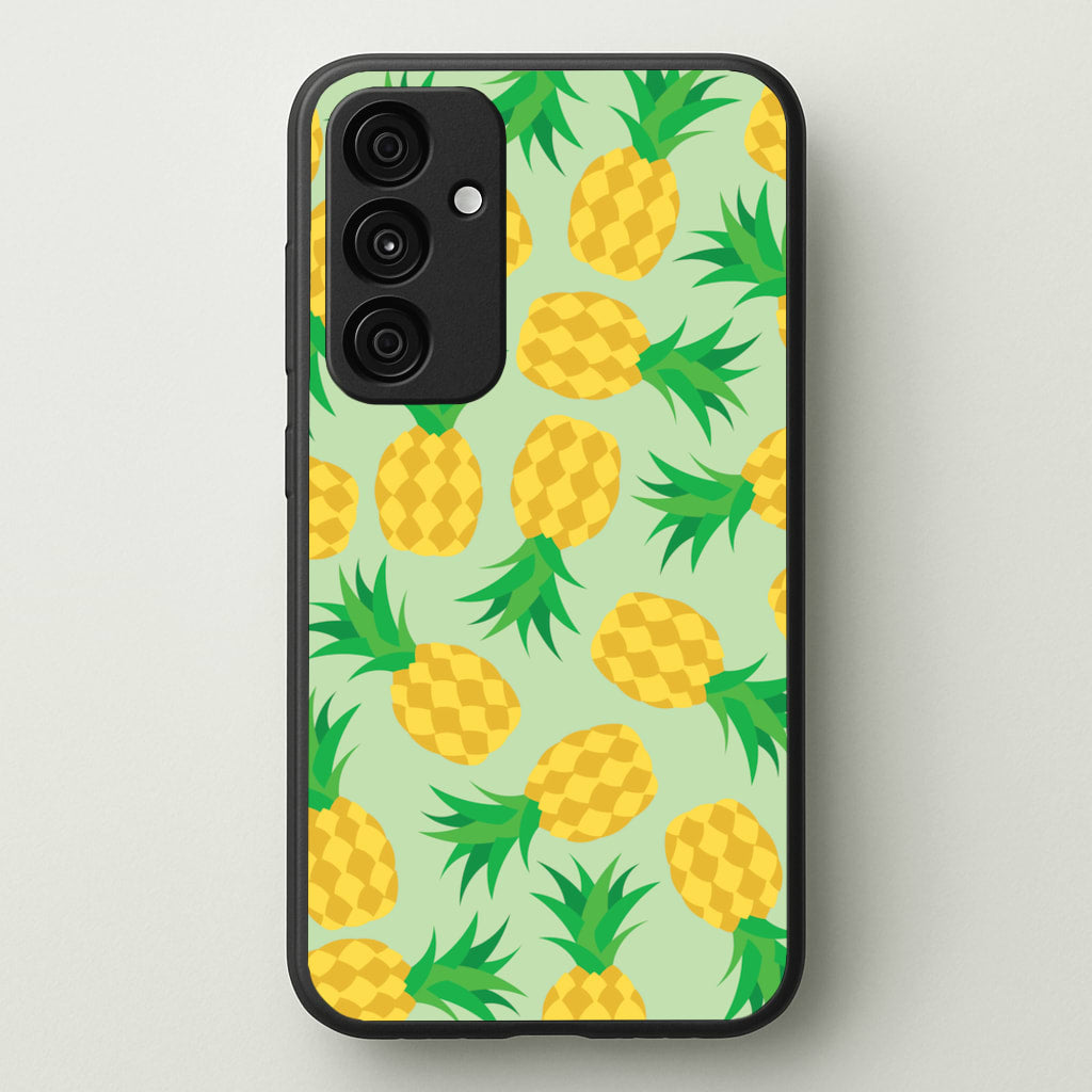 Pineapples Pattern - Fruits Phone Case for Galaxy A55