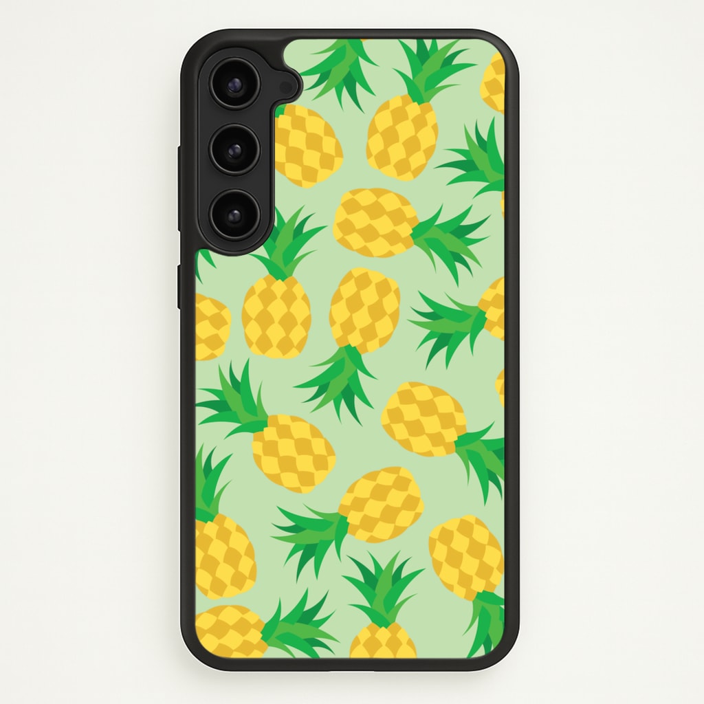 Pineapples Pattern - Fruits Phone Case for Galaxy S23 Plus