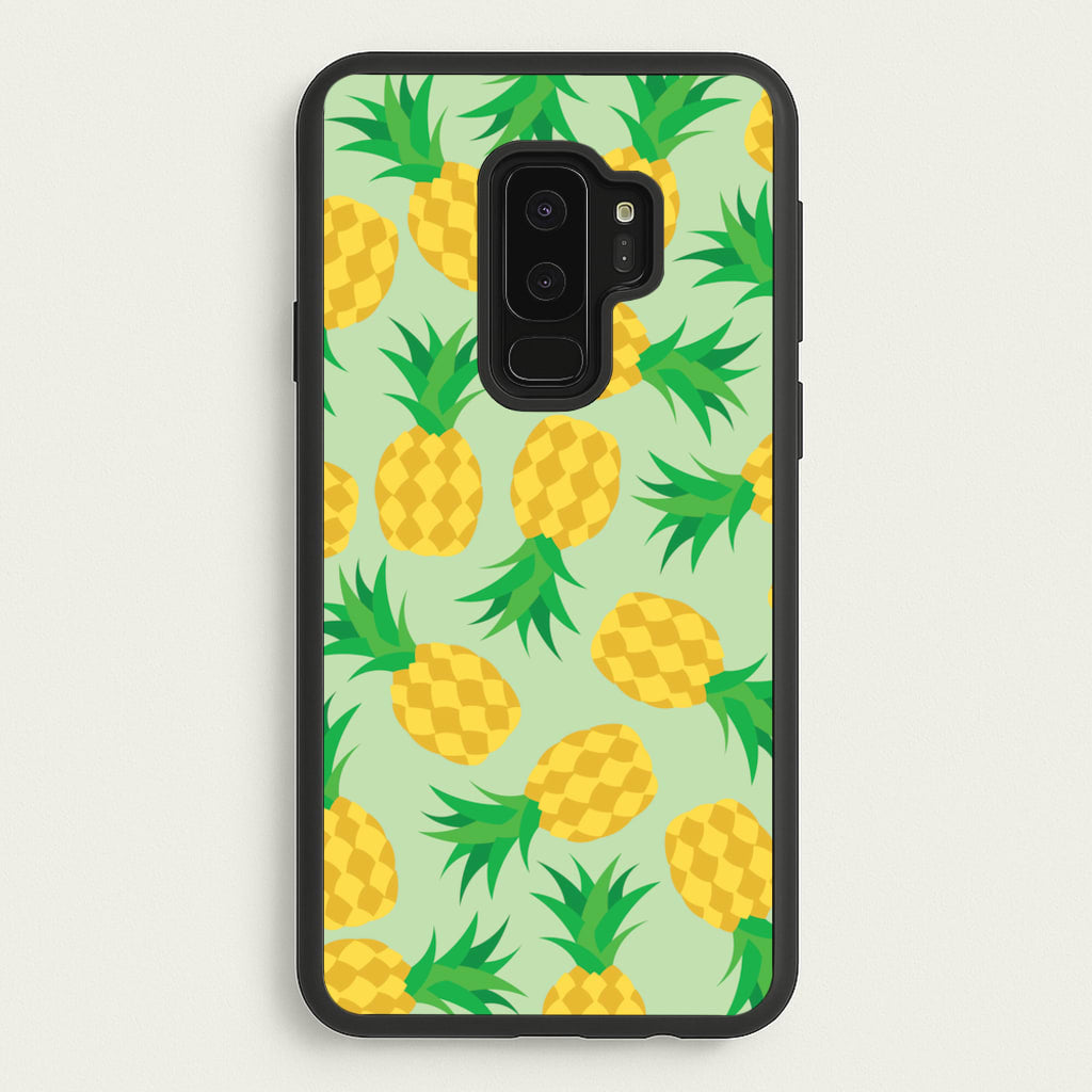 Pineapples Pattern - Fruits Phone Case for Galaxy S9 Plus