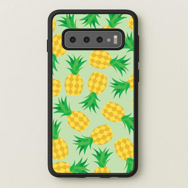 Pineapples Pattern - Fruits Phone Case for Galaxy S10