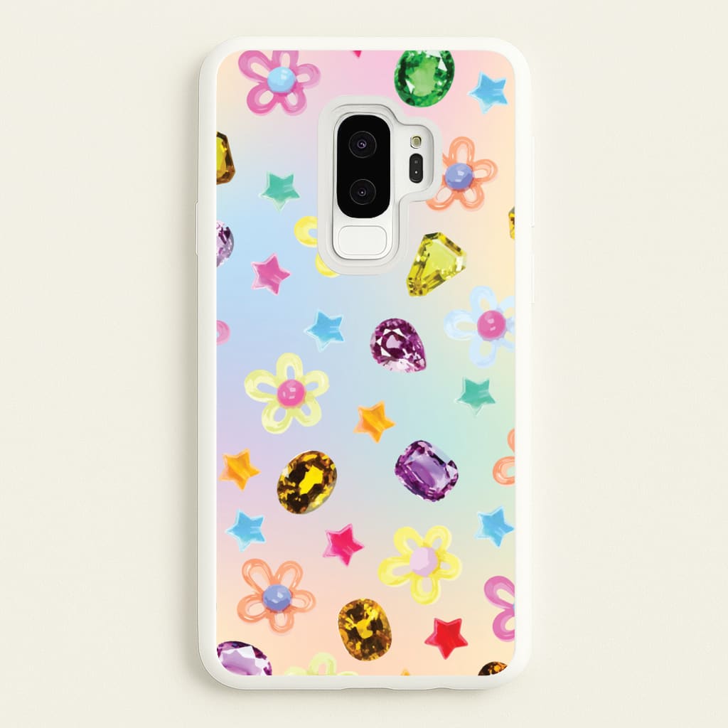 Gradient Rainbow Gems Pattern - Patterns Phone Case for Galaxy S9 Plus