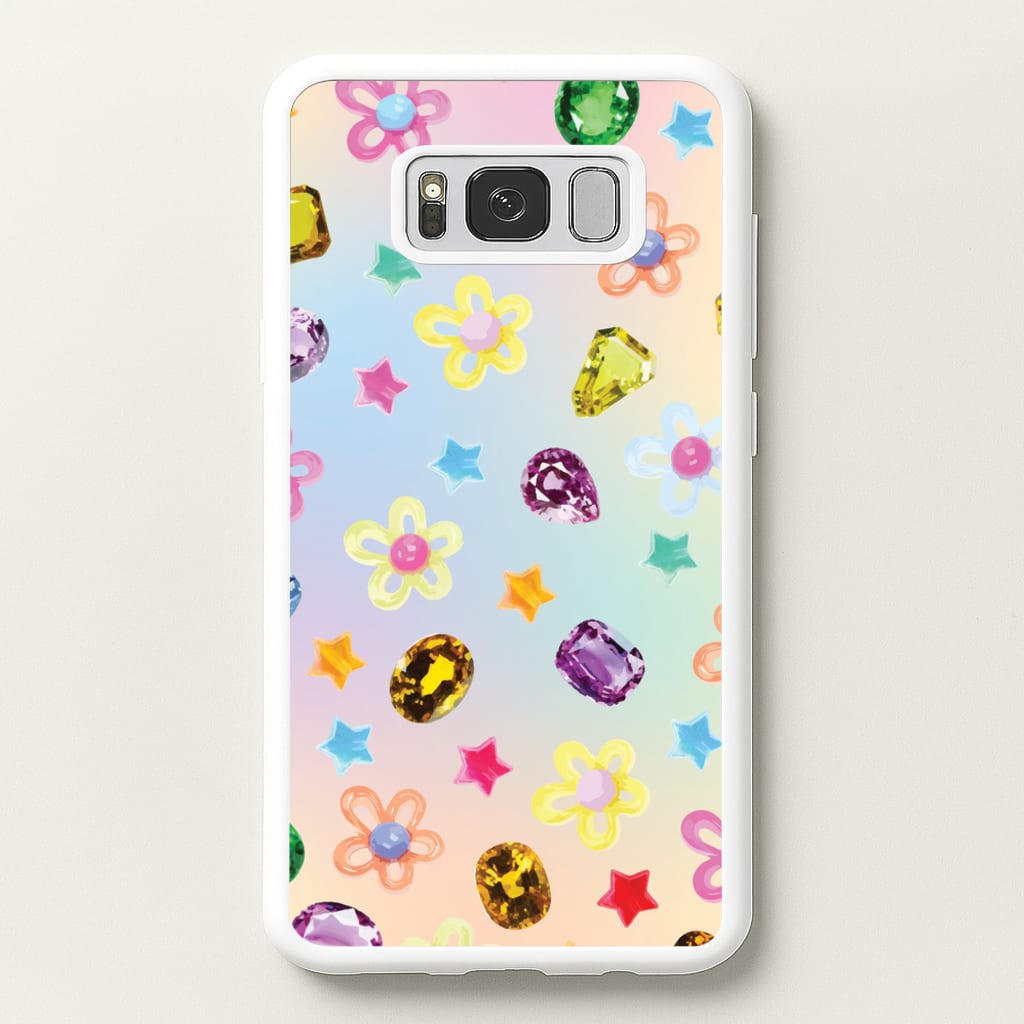 Gradient Rainbow Gems Pattern - Patterns Phone Case for Galaxy S8