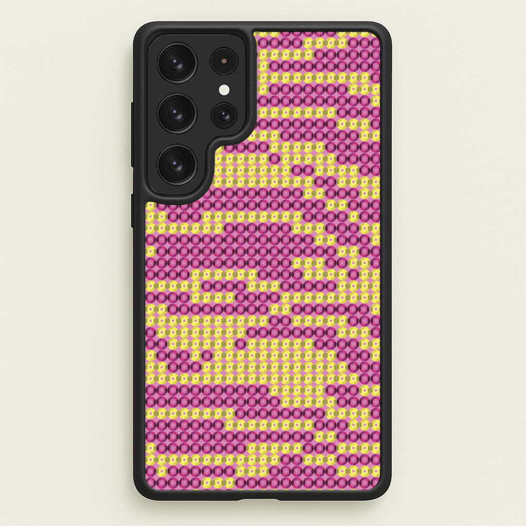 Sequin Tiger Pattern - Patterns Phone Case for Galaxy S23 Ultra