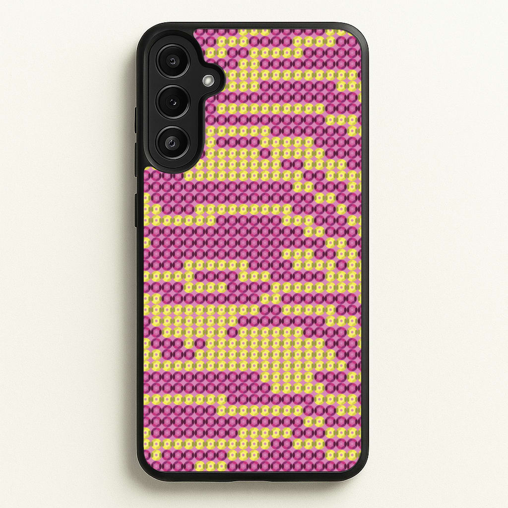 Sequin Tiger Pattern - Patterns Phone Case for Galaxy A34