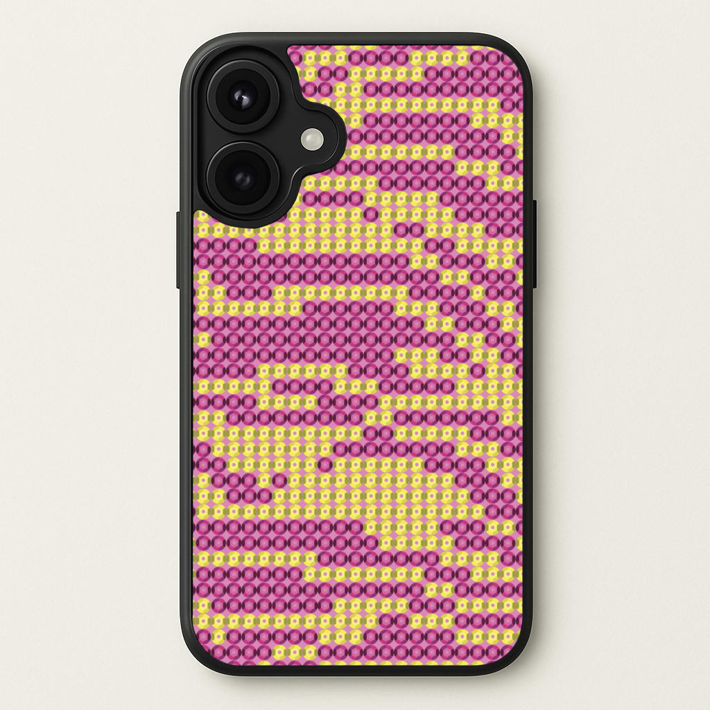Sequin Tiger Pattern Phone Case for iPhone 17