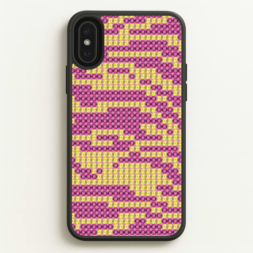 Sequin Tiger Pattern - Patterns Phone Case for iPhone XS Max