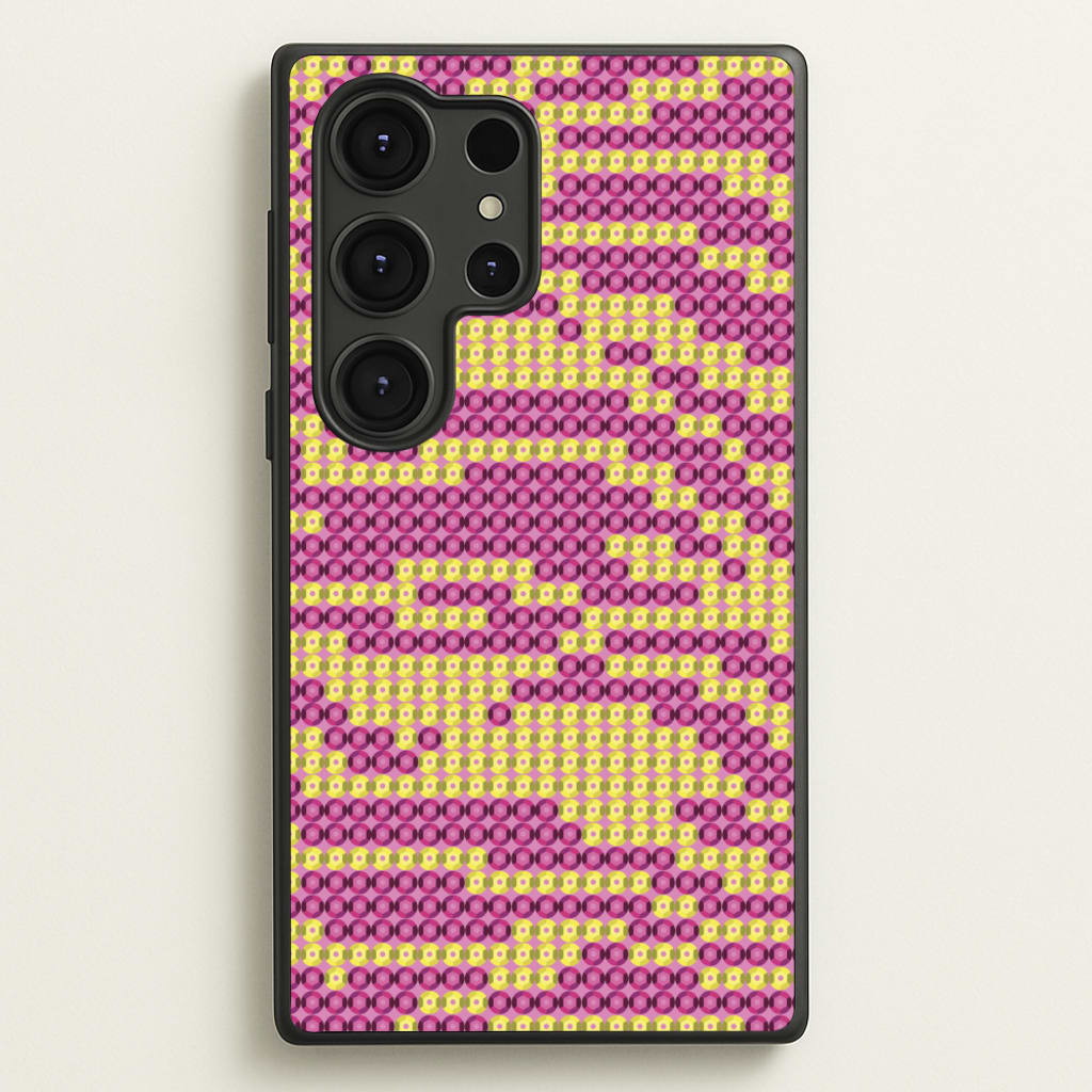 Sequin Tiger Pattern - Patterns Phone Case for Galaxy S25 Ultra