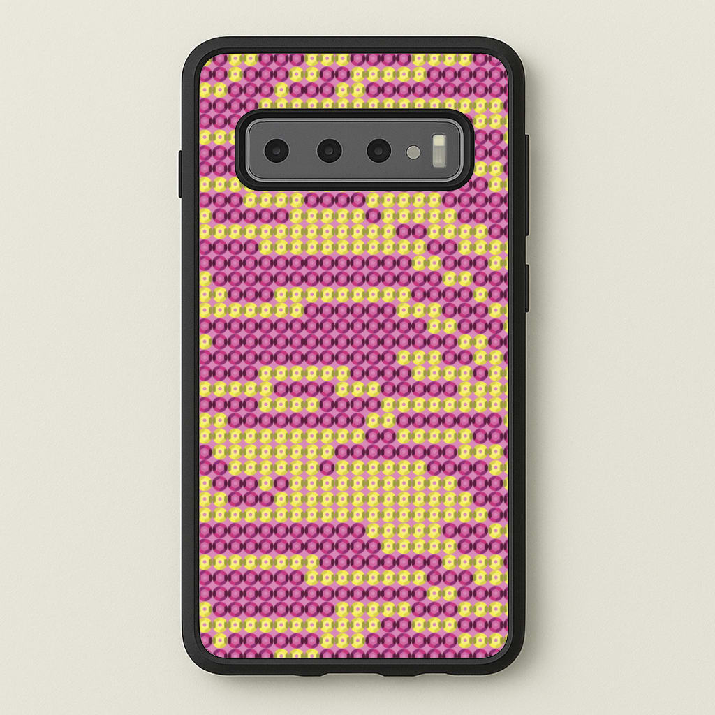 Sequin Tiger Pattern - Patterns Phone Case for Galaxy S10 Plus
