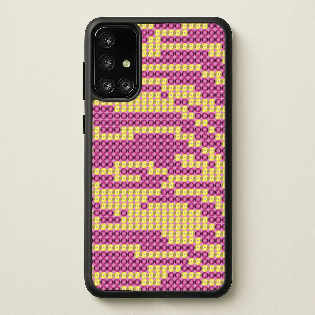 Sequin Tiger Pattern - Patterns Phone Case for Galaxy A71