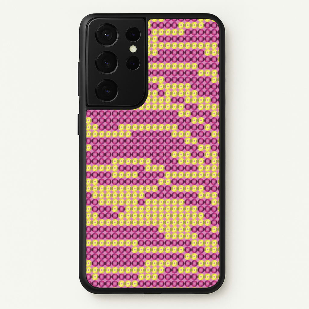 Sequin Tiger Pattern - Patterns Phone Case for Galaxy S21 Ultra