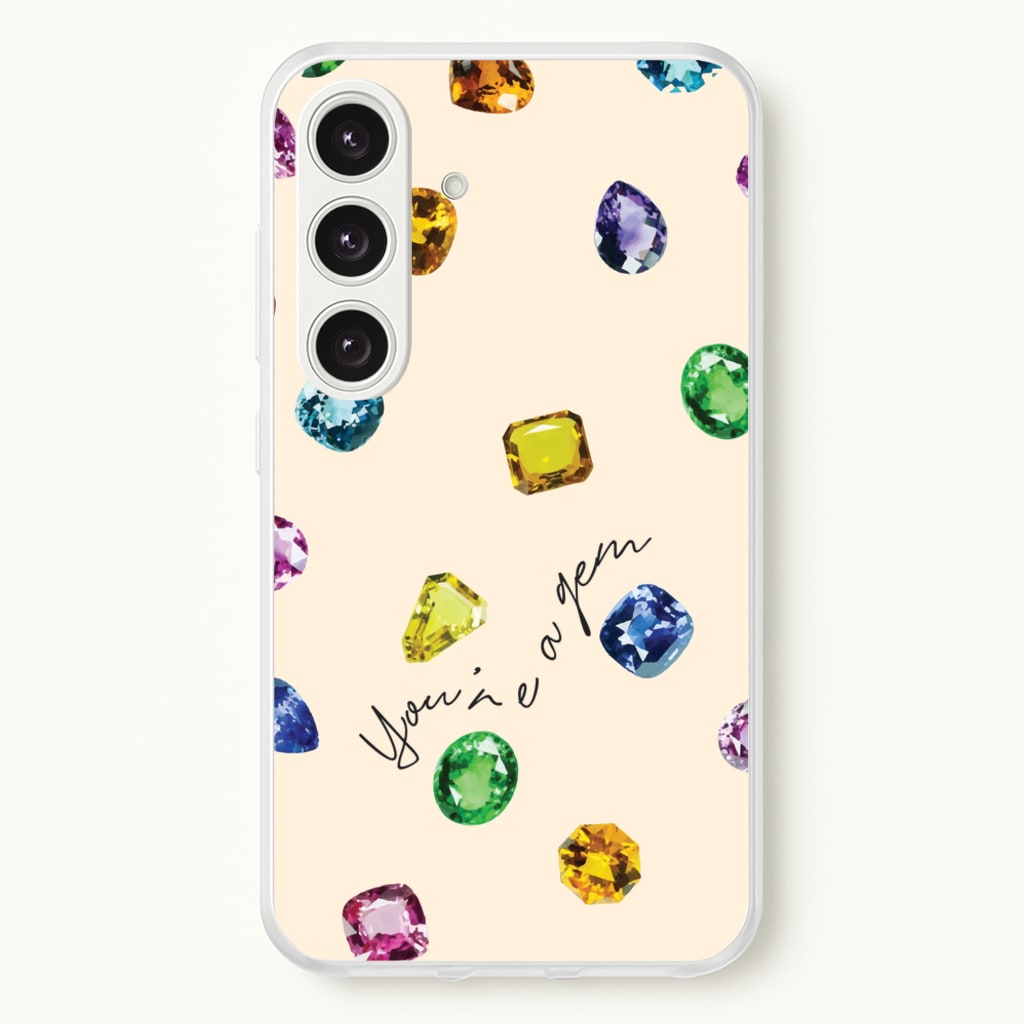 You're A Gem Pattern - Patterns Phone Case for Galaxy S24 Plus