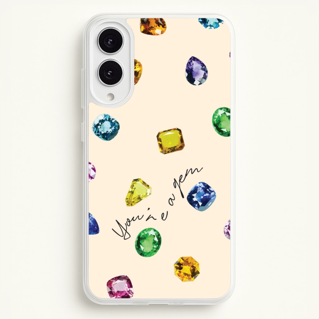 You're A Gem Pattern - Patterns Phone Case for Galaxy S25 Edge
