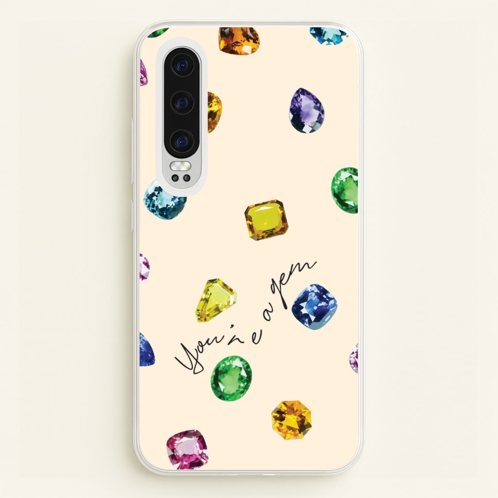 You're A Gem Pattern - Patterns Phone Case for Huawei P30