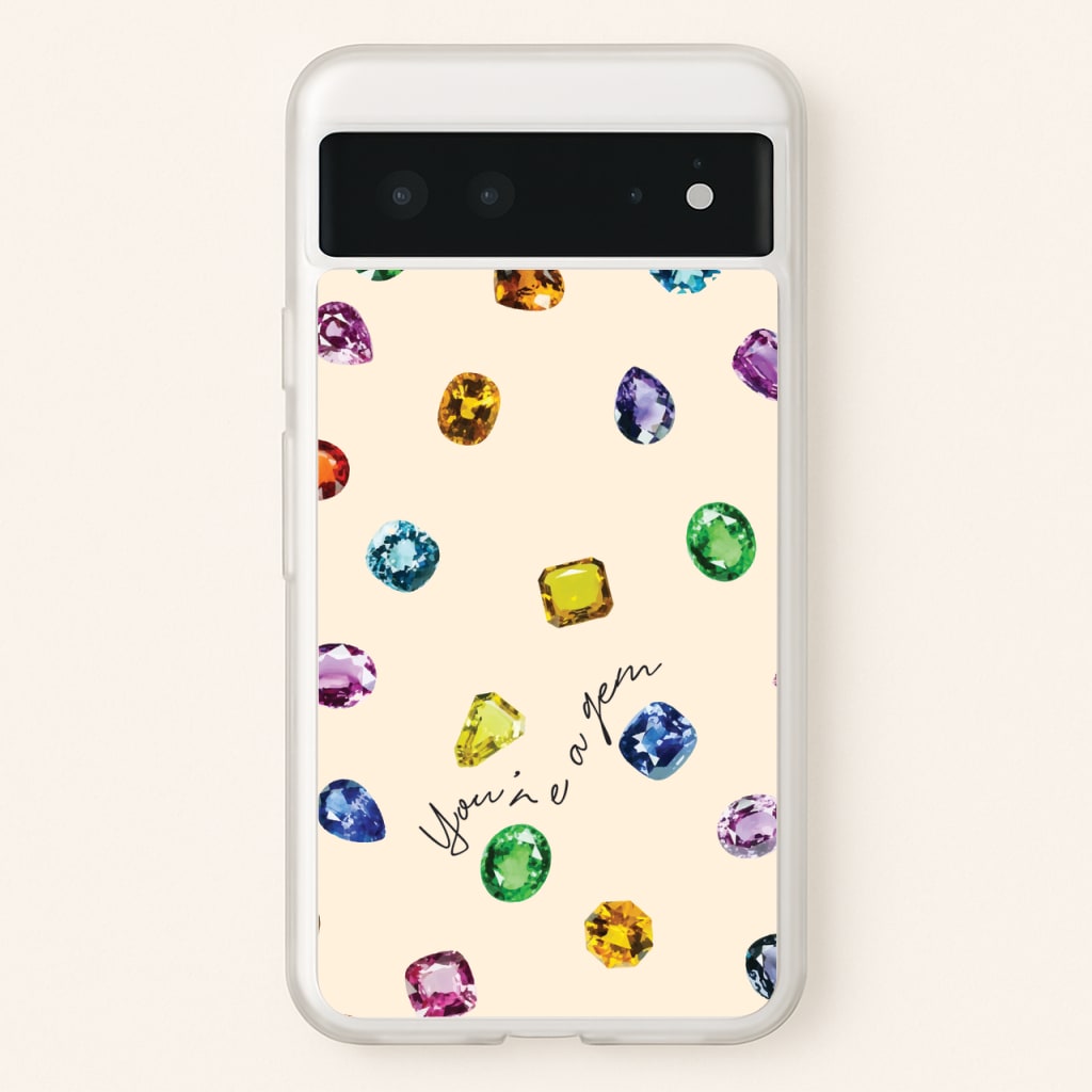 You're A Gem Pattern - Patterns Phone Case for Google Pixel 6