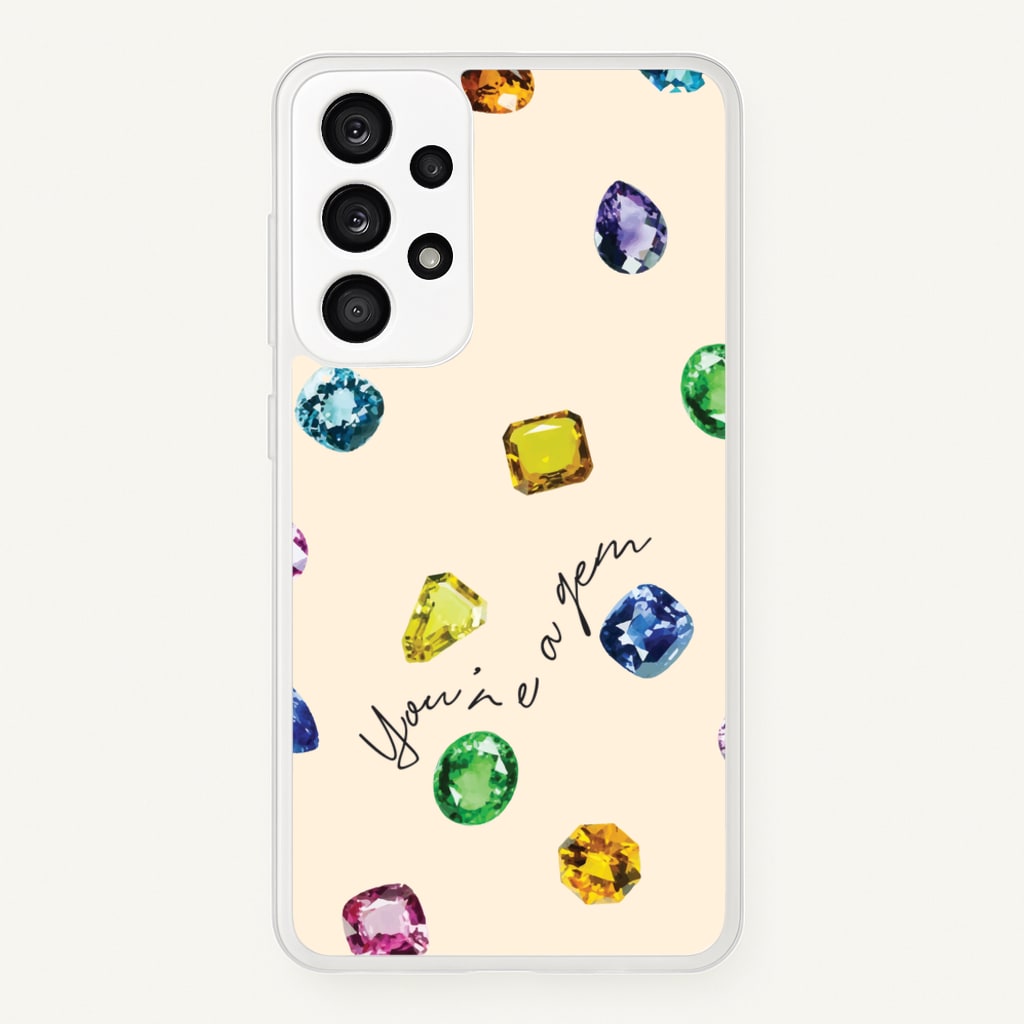 You're A Gem Pattern - Patterns Phone Case for Galaxy A53