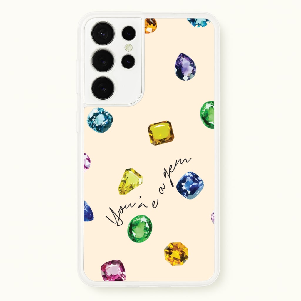 You're A Gem Pattern - Patterns Phone Case for Galaxy S21 Ultra