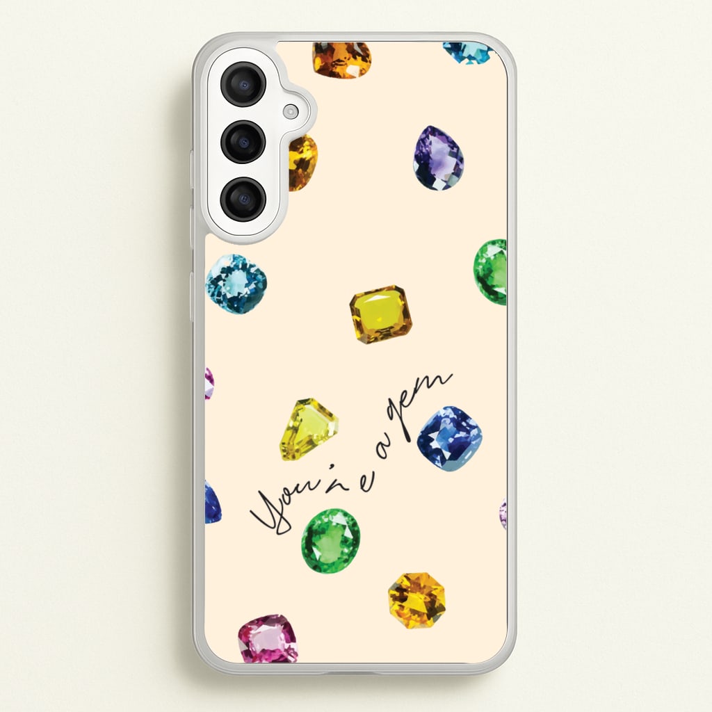 You're A Gem Pattern - Patterns Phone Case for Galaxy A34