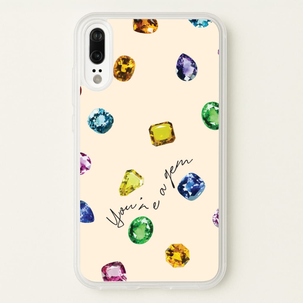 You're A Gem Pattern - Patterns Phone Case for Huawei P20