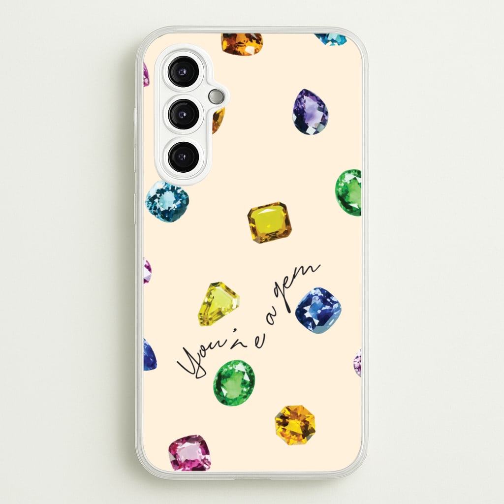 You're A Gem Pattern - Patterns Phone Case for Galaxy A14