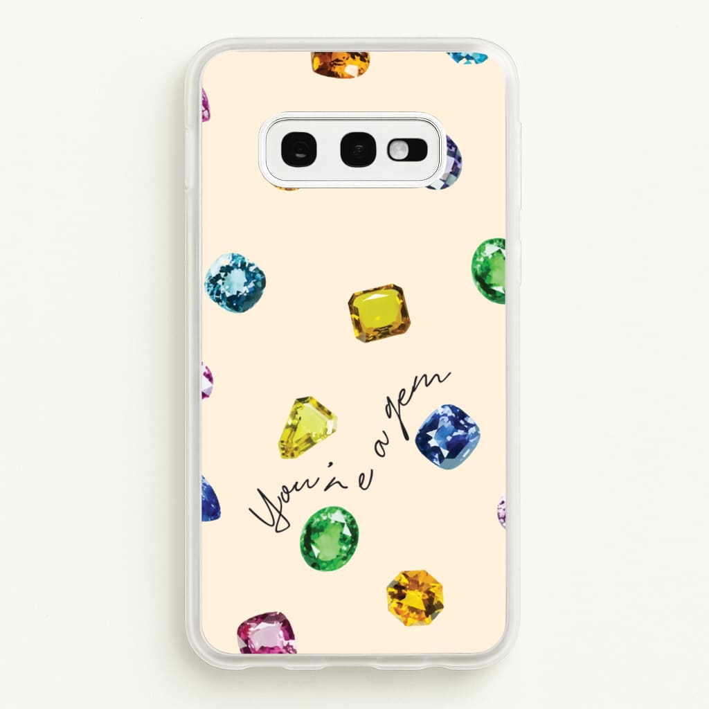 You're A Gem Pattern - Patterns Phone Case for Galaxy S10e