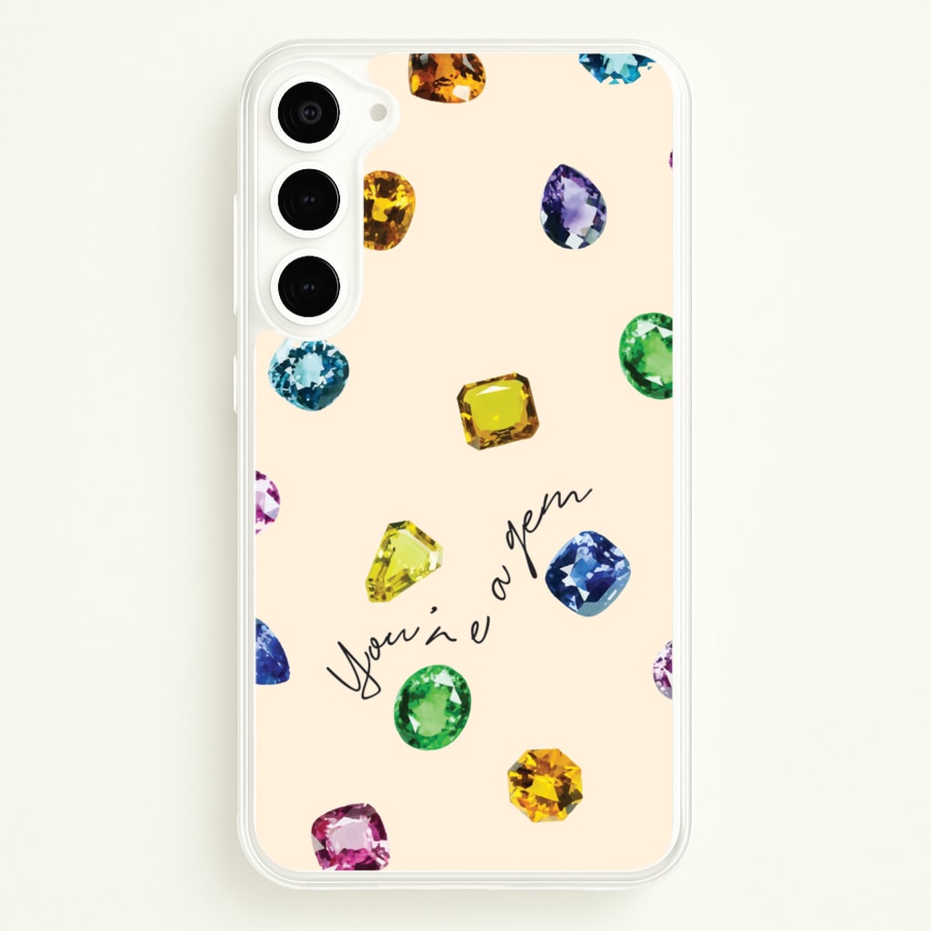 You're A Gem Pattern - Patterns Phone Case for Galaxy S23 Plus