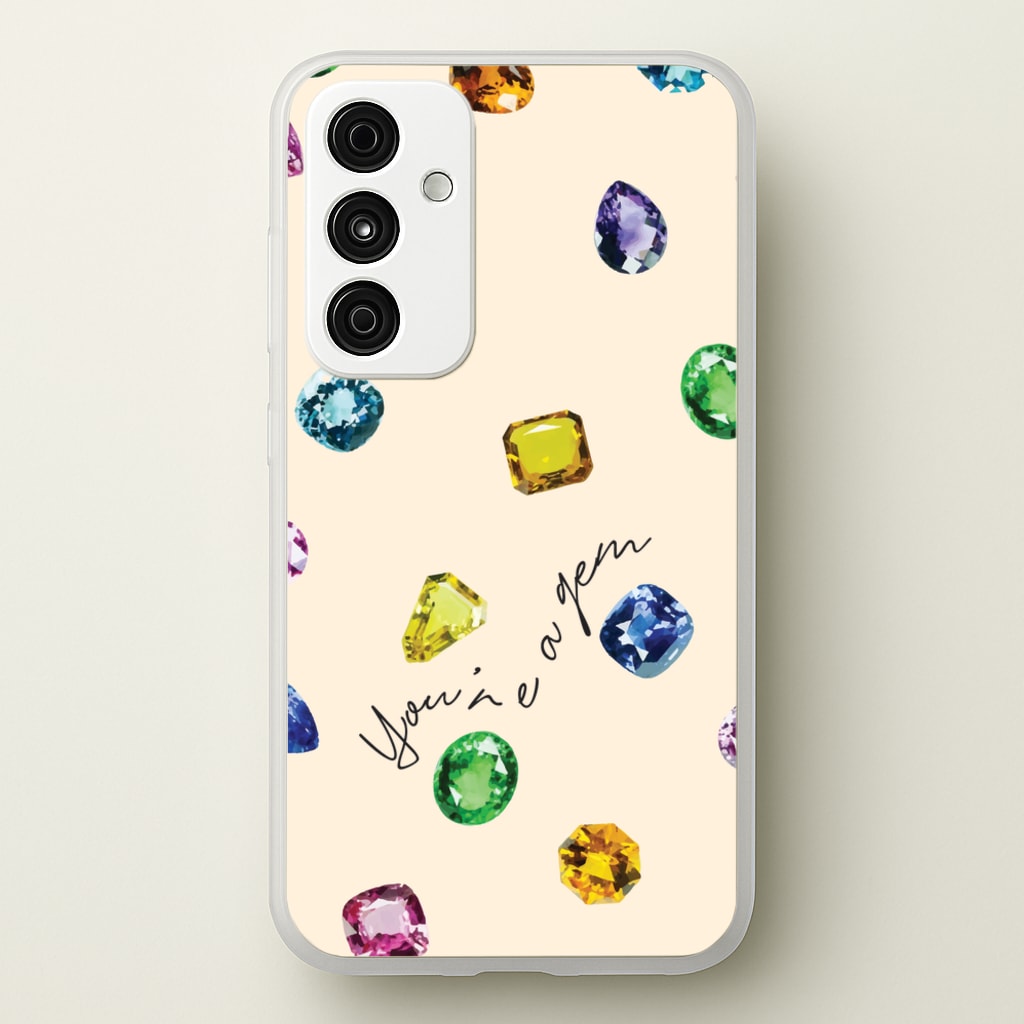 You're A Gem Pattern - Patterns Phone Case for Galaxy A55