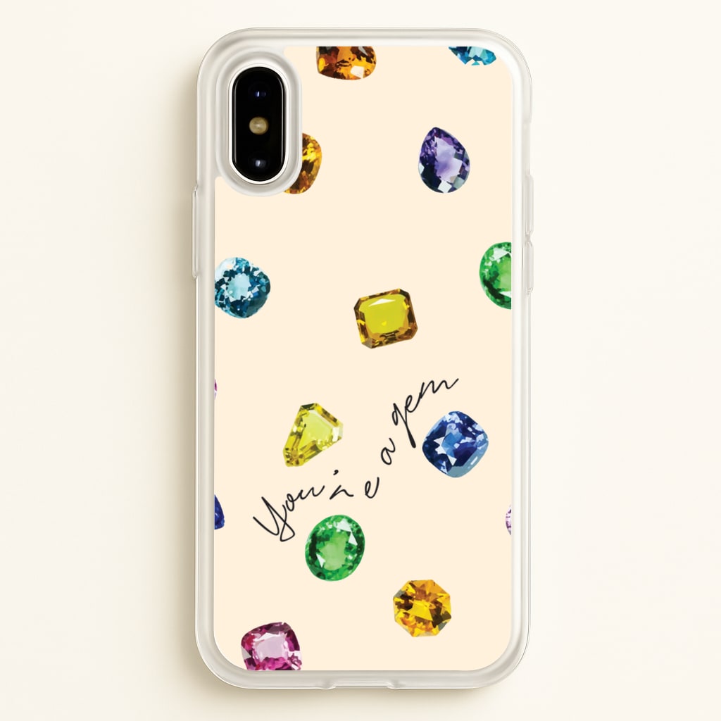 You're A Gem Pattern - Patterns Phone Case for iPhone X / XS