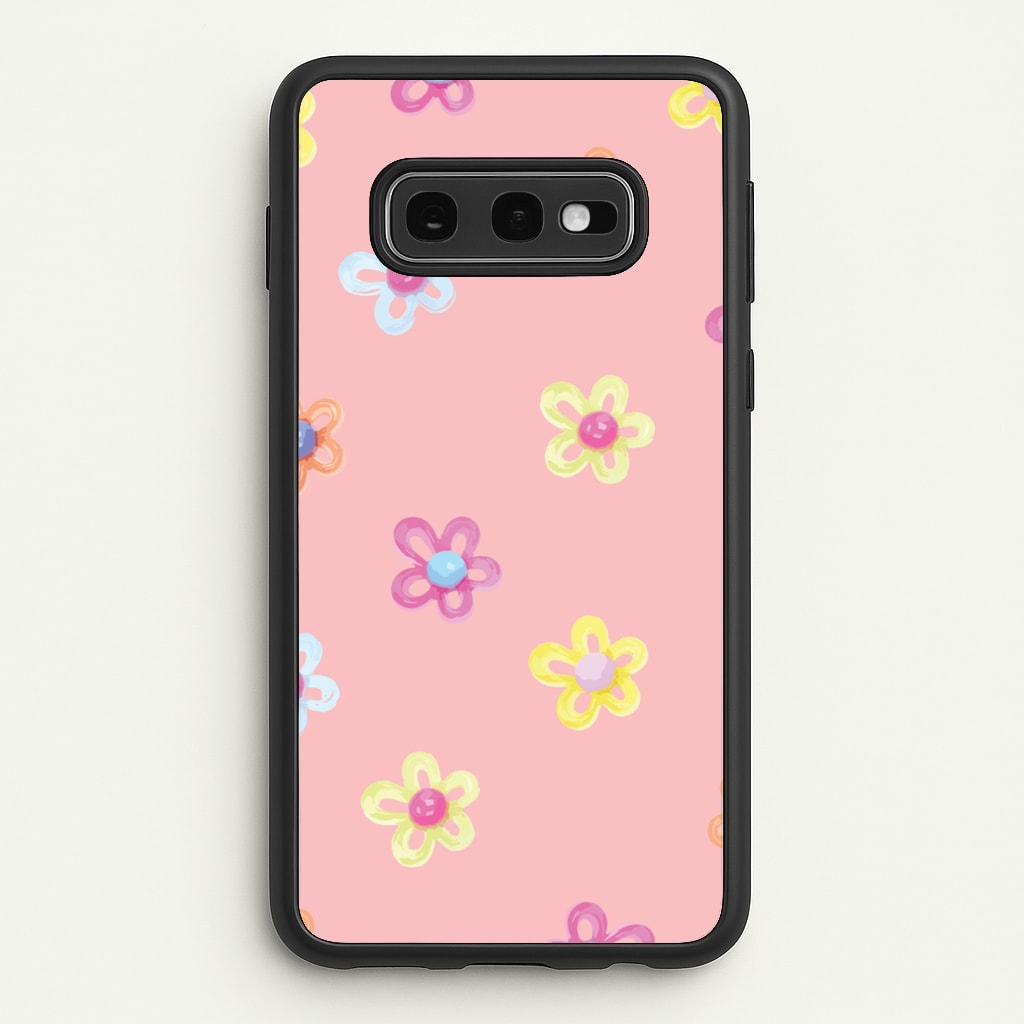Flower Gems Pattern - Patterns Phone Case for Galaxy S10e