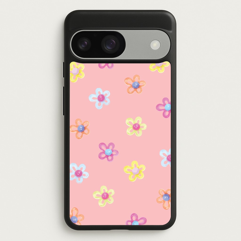 Flower Gems Pattern - Patterns Phone Case for Google Pixel 9 / 9 Pro