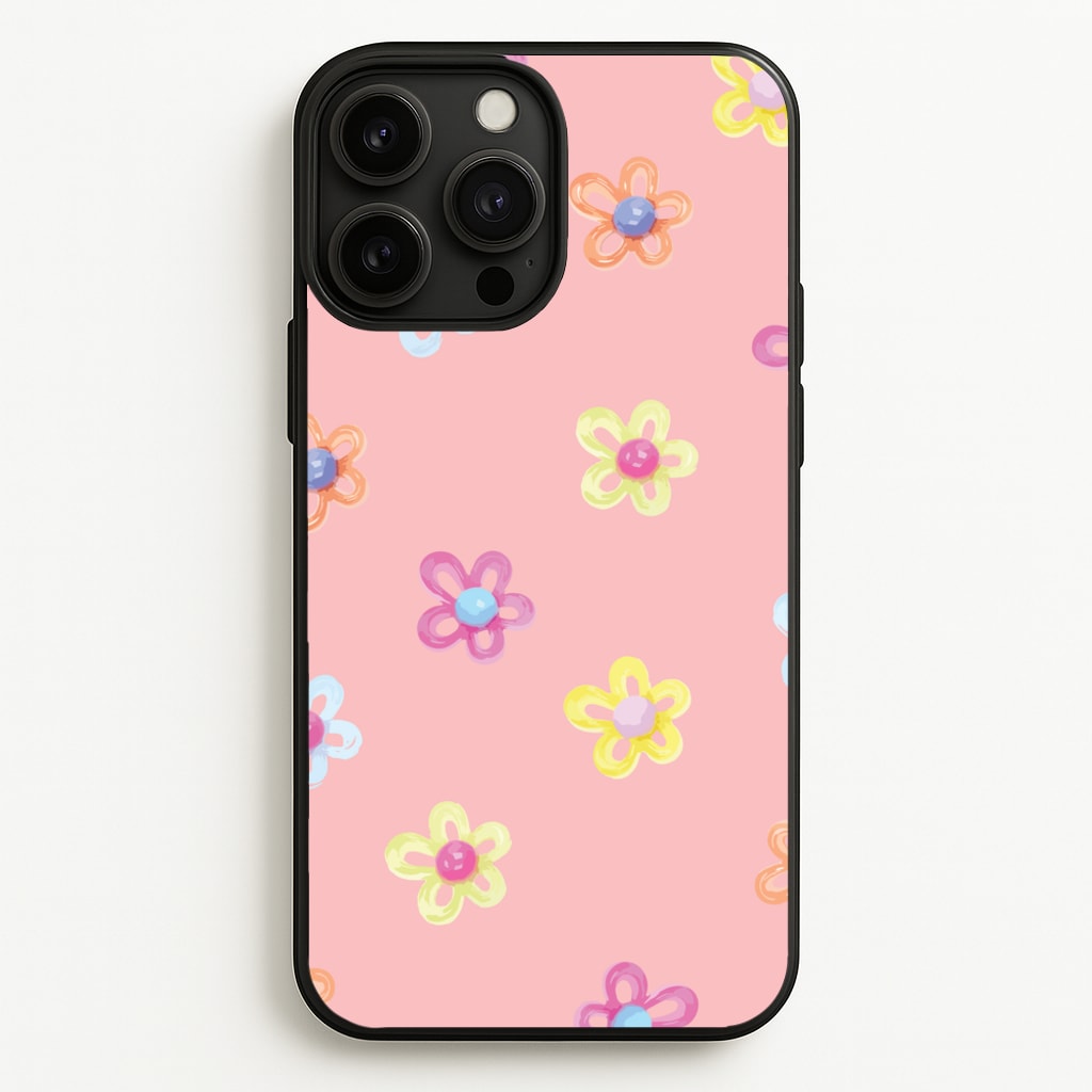 Flower Gems Pattern - Patterns Phone Case for iPhone 13 Pro Max