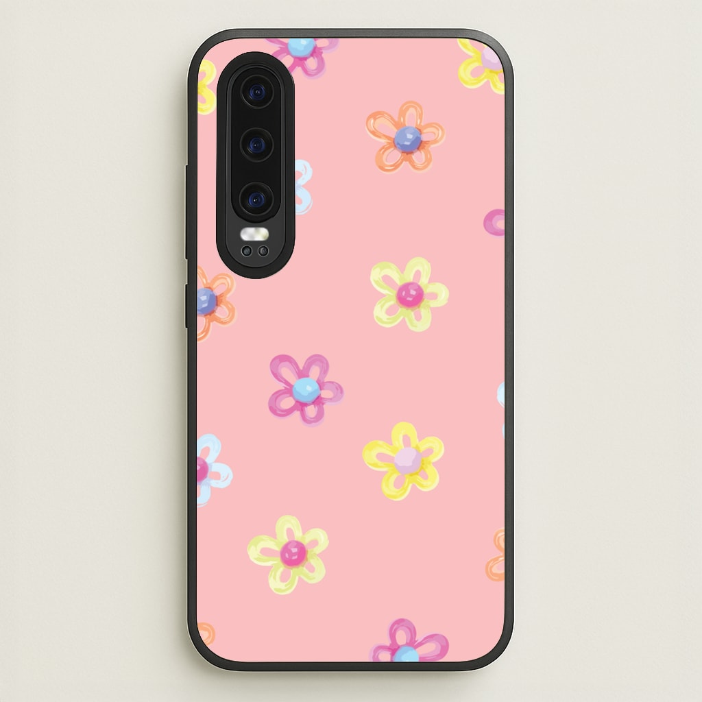 Flower Gems Pattern - Patterns Phone Case for Huawei P30