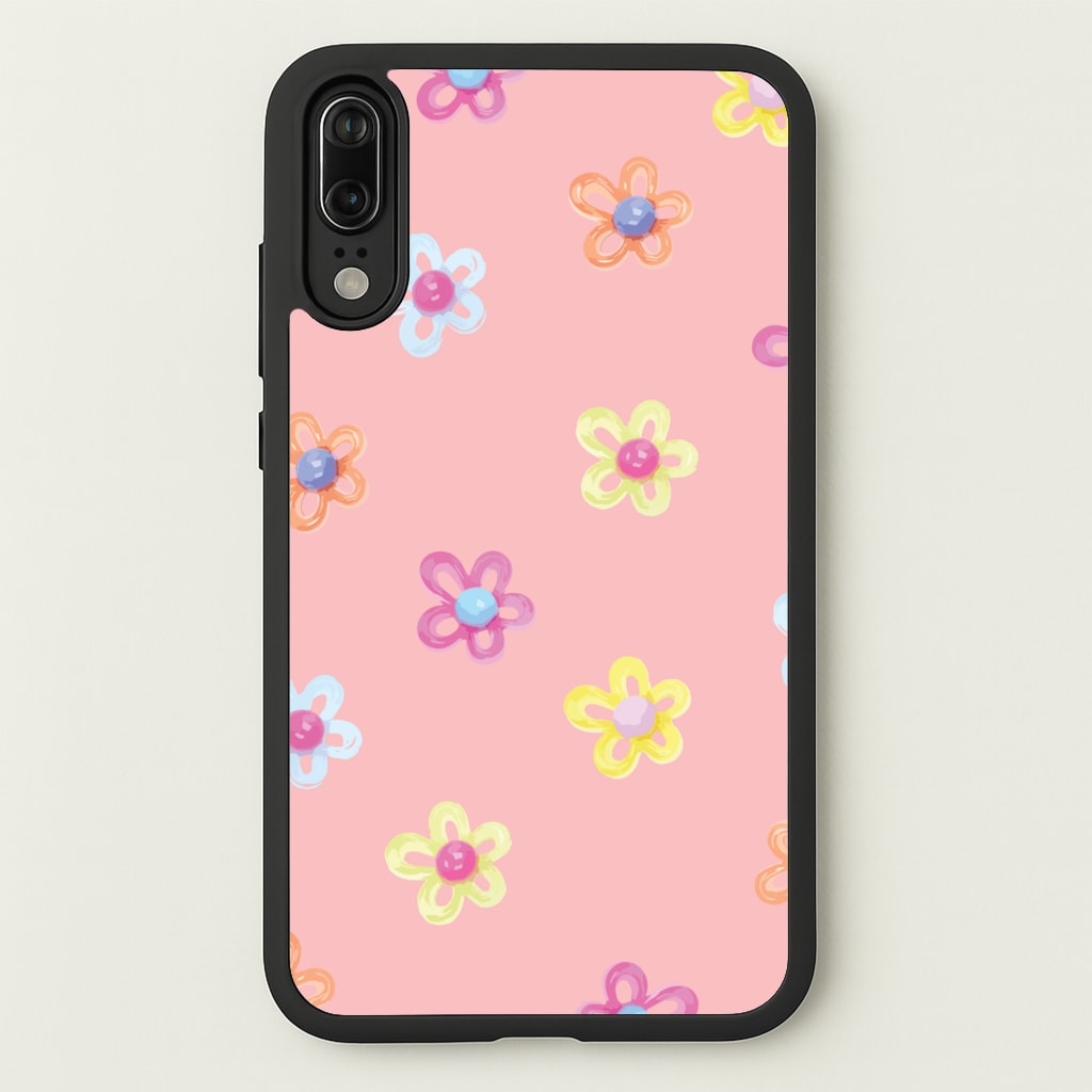 Flower Gems Pattern - Patterns Phone Case for Huawei P20