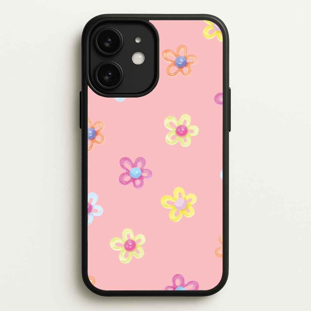 Flower Gems Pattern - Patterns Phone Case for iPhone 11