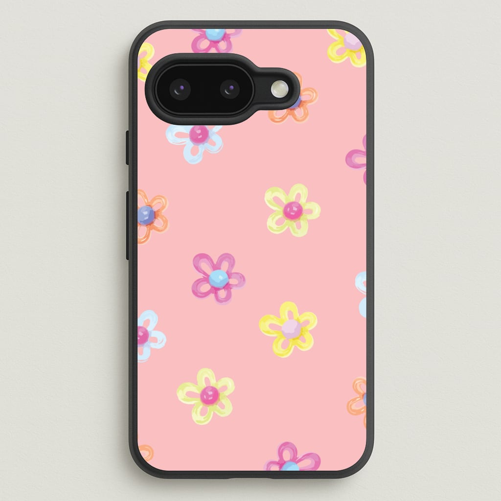 Flower Gems Pattern - Patterns Phone Case for Google Pixel 9a