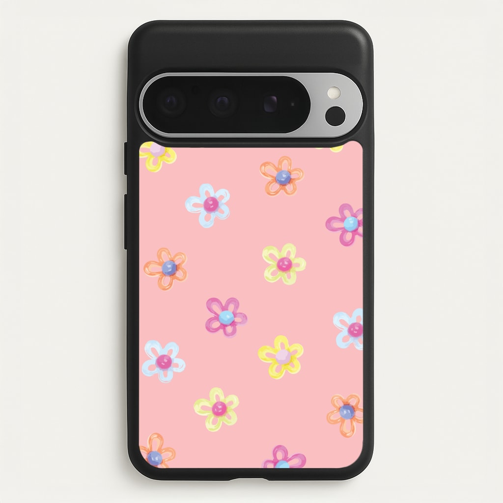 Flower Gems Pattern - Patterns Phone Case for Google Pixel 9 Pro XL