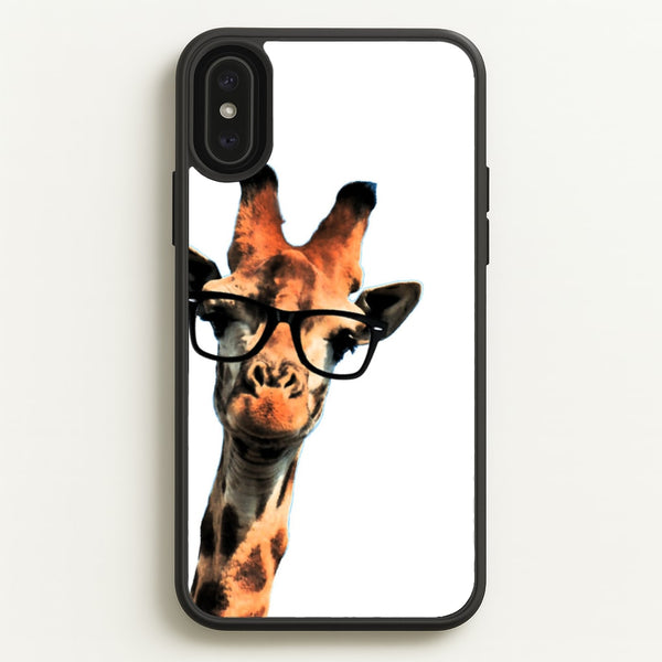 Hipster Giraffe Tumblr - Phone Case for iPhone XS Max