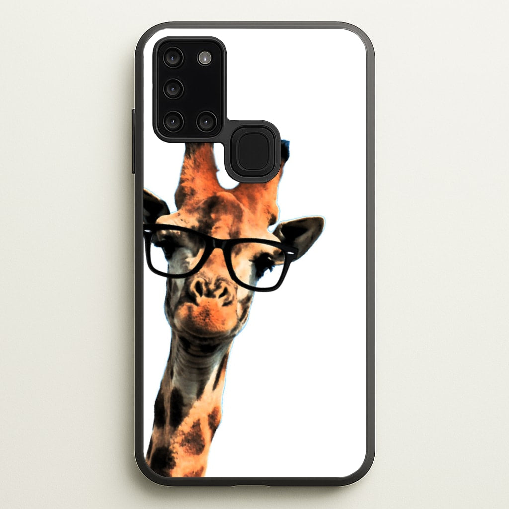 Hipster Giraffe Tumblr - Phone Case for Galaxy A21s