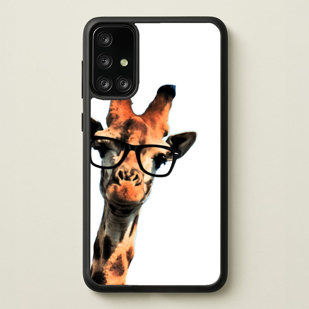Hipster Giraffe Tumblr - Phone Case for Galaxy A71