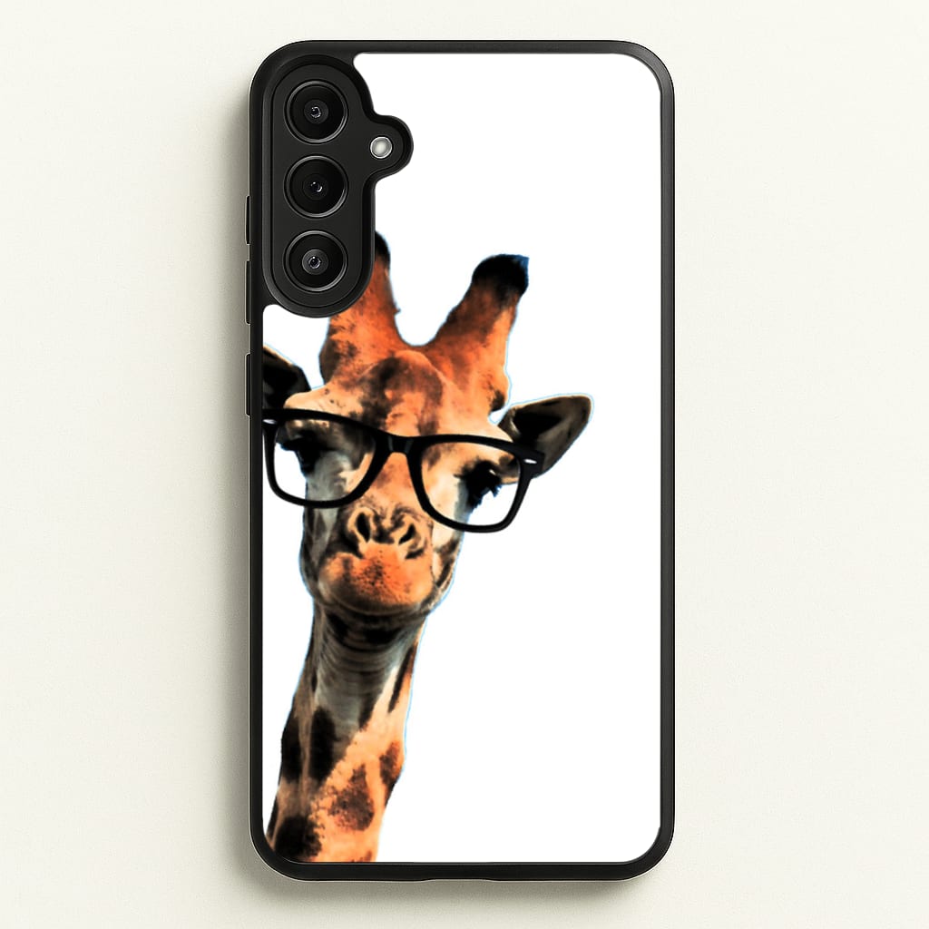 Hipster Giraffe Tumblr - Phone Case for Galaxy A34