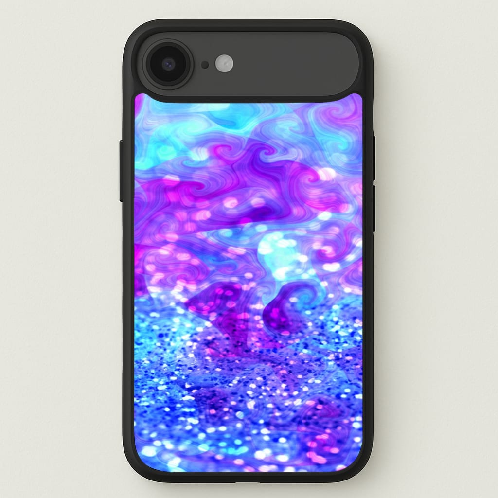 Glitter Swirl, Tumblr Stlye Phone Case for iPhone 17 Air