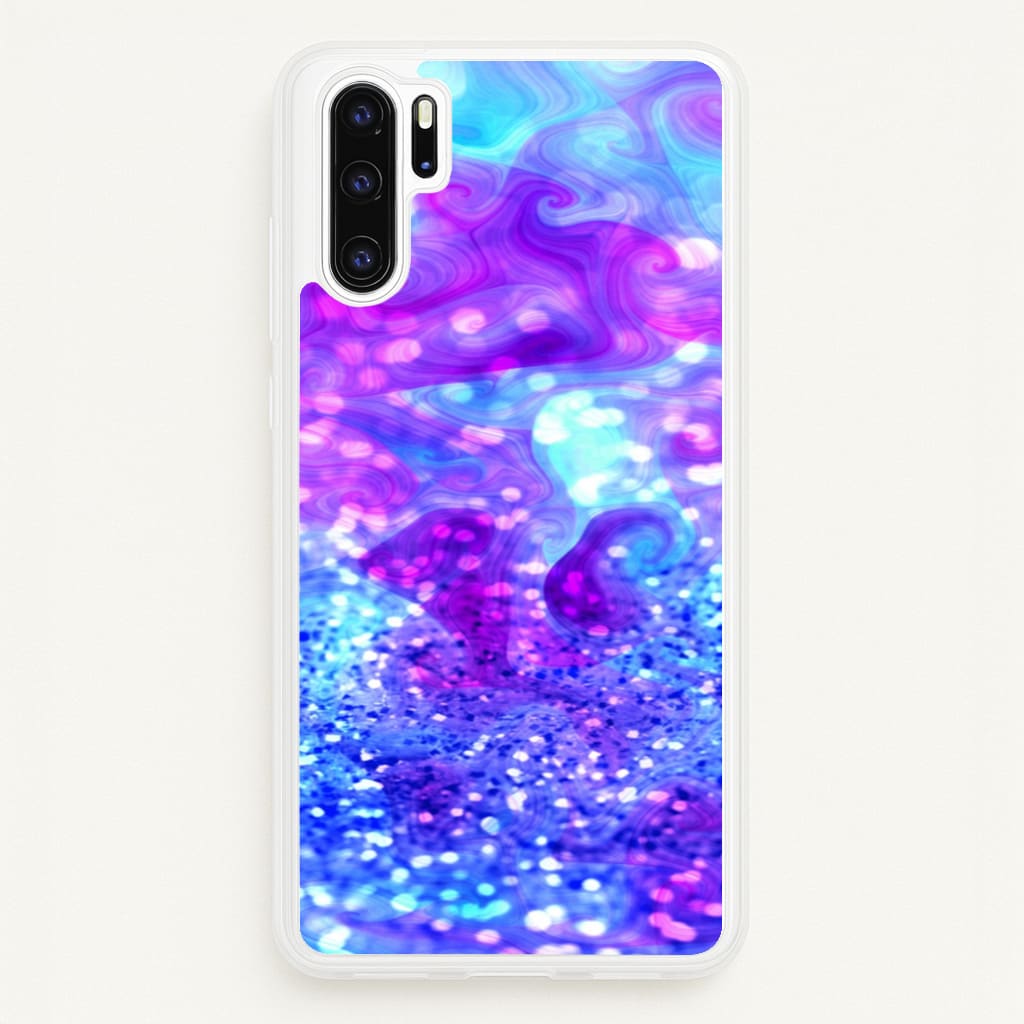 Glitter Swirl, Tumblr Stlye - Phone Case for Huawei P30 Pro